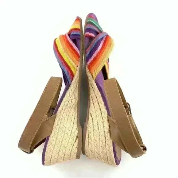 Rock & candy by zigi size 8 Tweety multicolored bright colorful Espadrilles - Picture 5 of 13